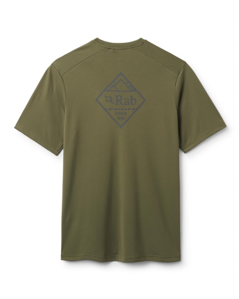 Męska koszulka Force Stamp Tee Rab
