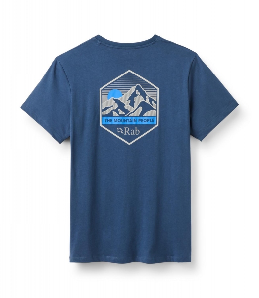 Męska koszulka Stance Mountain Peak Tee Rab