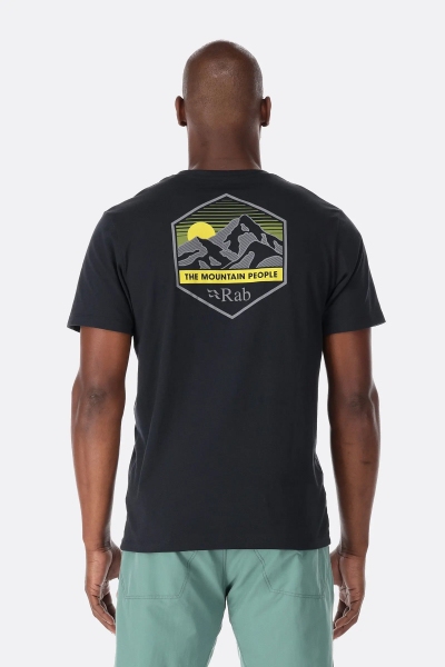 Męska koszulka Stance Mountain Peak Tee Rab